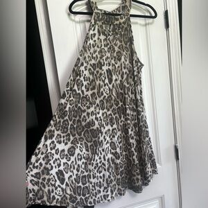 Leopard print dress